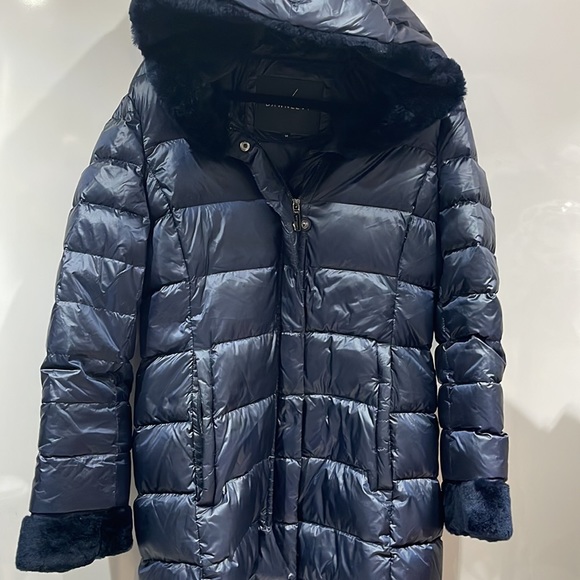 Gently worn Dawn Levy Lexie style with Hoodie Medium Blue - Picture 2 of 15